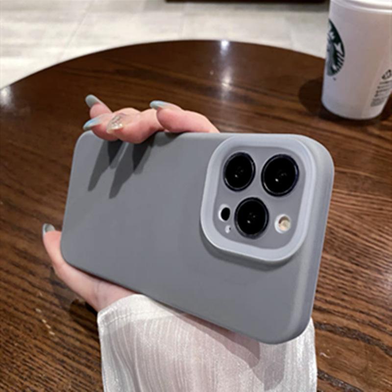 Jelly liquid silicone mobile phone case is suitable for Apple 15 soft iPhone14promax all-inclusive anti-drop protective case 13.