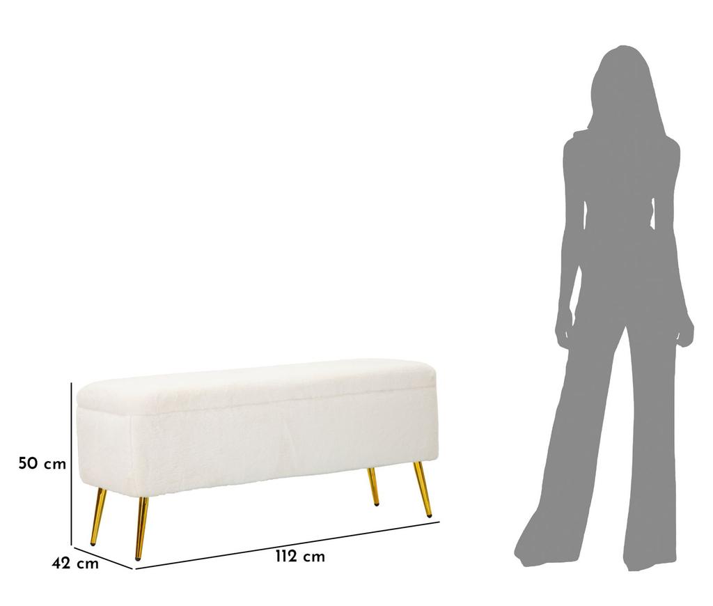 Bench With Storage Soffy Cm 112X42X50