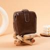 Handmade Genuine Leather Coin Purse Vintage Mini Clutch Wallet Multi Functional Travel Organizer Cosmetic Case Storage Bag