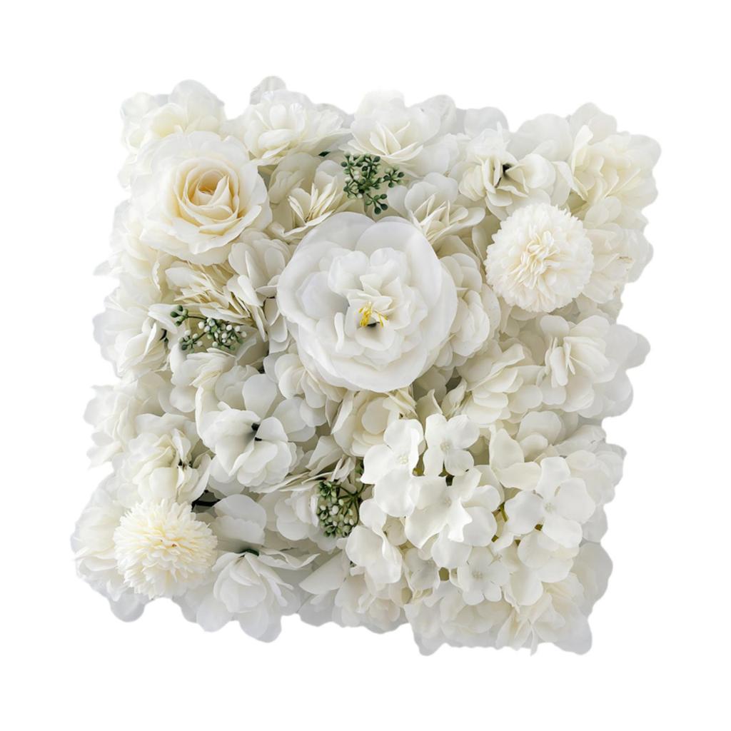 Flower Wall Panel Romantic Banquet DIY Background 13.78inchx13.78inch Table Runner Decor for Wedding Event Stage Ceremony Home