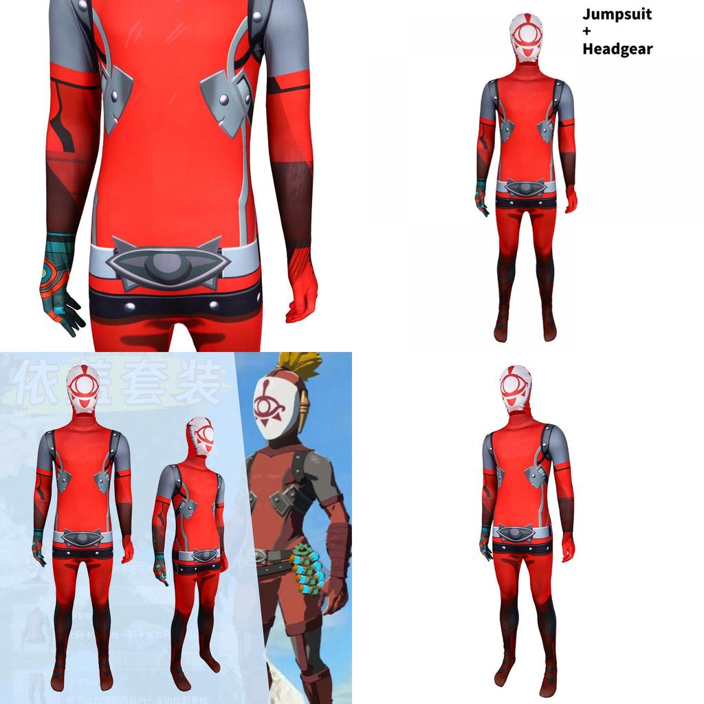 The Legend Of Zelda Tears Of The Kingdom Ignotus Cosplay Jumpsuit With Polyester Fabric For Game Role Play