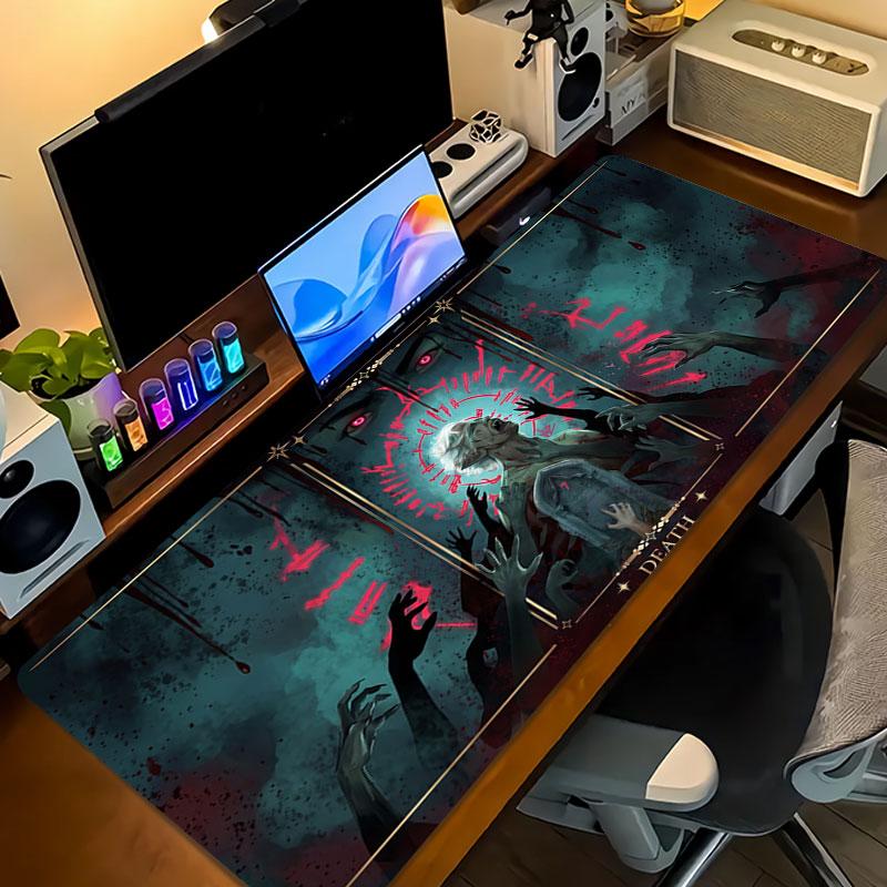 Bg3 Large Gaming Table Cushion Non-slip Laptop Tablet Big Mousepad XXL Mat Mini PC Playmat With Lock edge