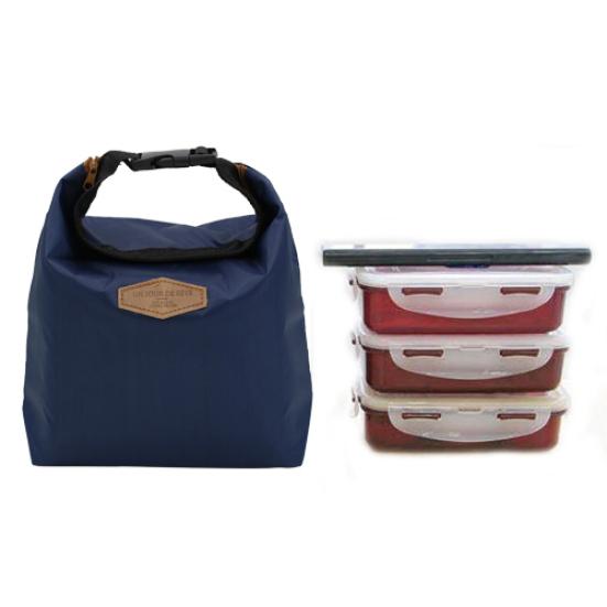 Kreativní termochladnička izolovaná vodotěsná brašna na oběd s úložným prostorem na piknikovou tašku