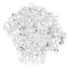 200pcs Fake Diamonds DIY Artificial Transparent White Loose Diamonds Gems for Men Women Jewelry