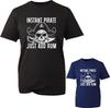 Sofortiger Pirat Nur Rum Hinzufügen Lustiges T-Shirt Gruselige Halloween Weihnachten Unisex T-Shirt Top