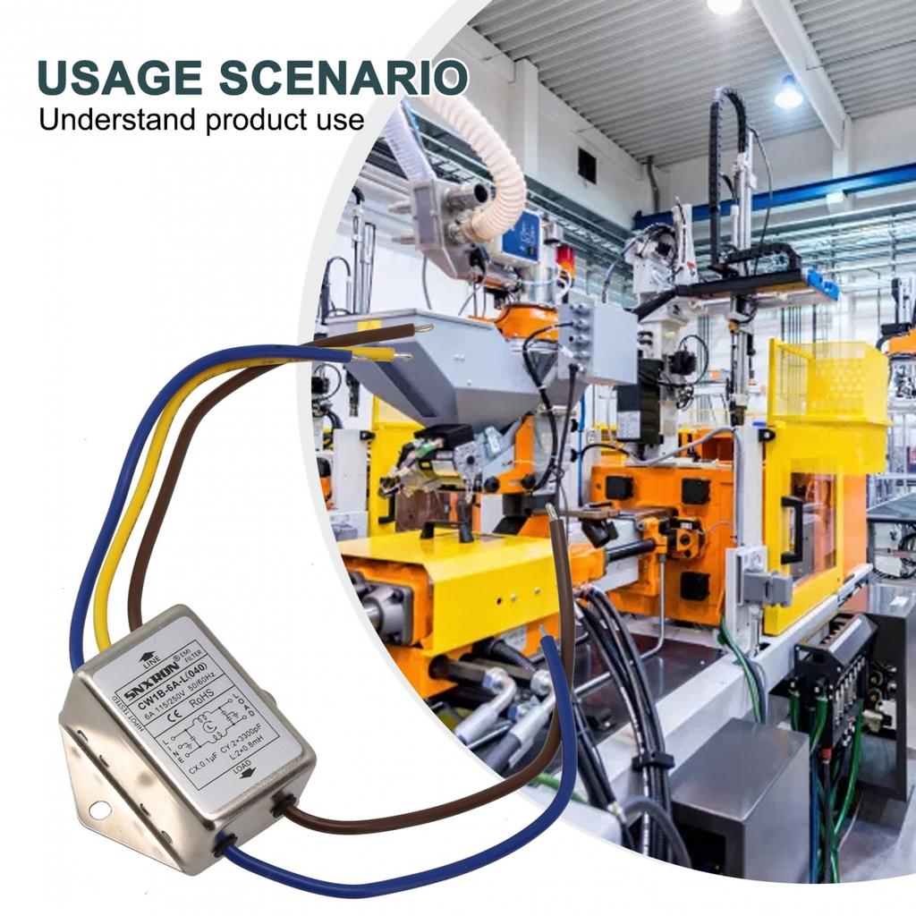 Užitečná instalace napájecího filtru 1* 3A/6A/10A