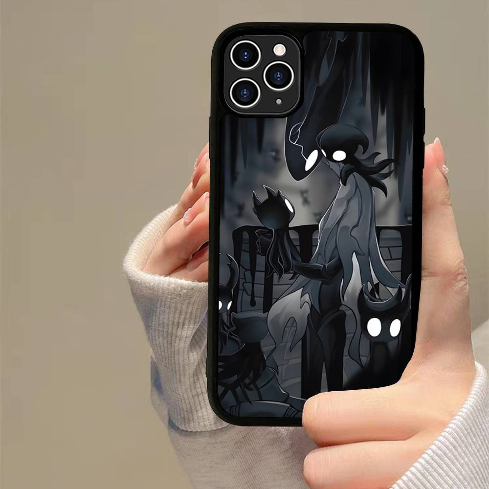 Popular Game H-Hollow K-Knight S-Silksong Phone Case For iPhone 17 16 Pro Max Air 13 12 Mini 14 15 Plus 11 PC+TPU Back Cover