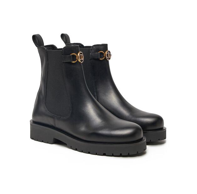 Chelsea-Stiefel TWINSET 242TGT168, schwarz