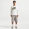Nike T Shirts Men's White/Green Crew Neck