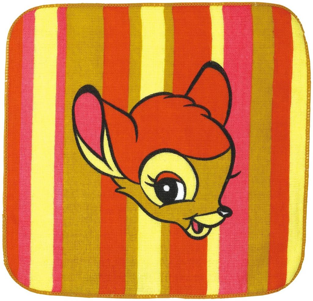 Skater Mini Towel Handkerchief Disney Retro Bambi MNT2-A