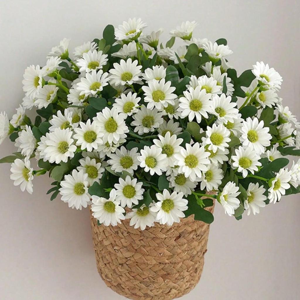 Artificial Chamomile Daisy Bouquet for Living Room Décor