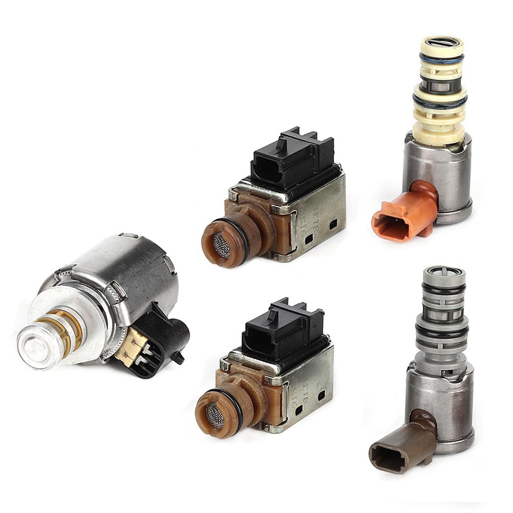 Hvy Duty Metal and Plastic   Solenoid Valve Kit, 5 Pieces, Professional Repair for 4L60E Automatic 2003 On Model