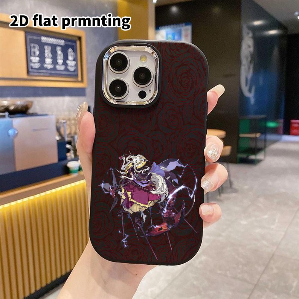 Phone Case: 2D flat design suitable for iPhone 18 17 16 15 14 13 Pro protective case, couple style, gothic fantasy, Christmas and Halloween gift