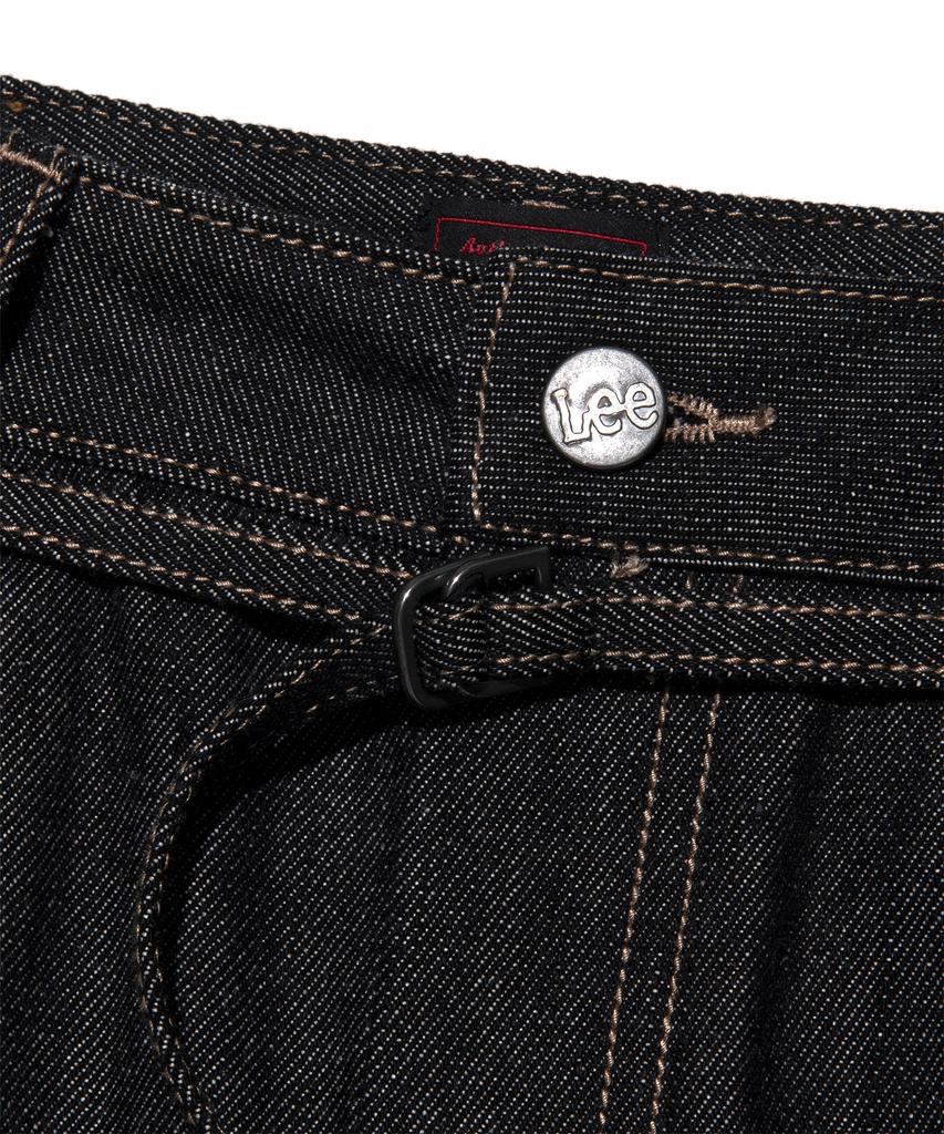 Lee Denim Belt Long Skirt Black