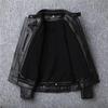 Genuine 100% Leather S for Men Real Top Layer Cowhide Man Autumn Winter Plus Size Men's Motorcycle Jacket