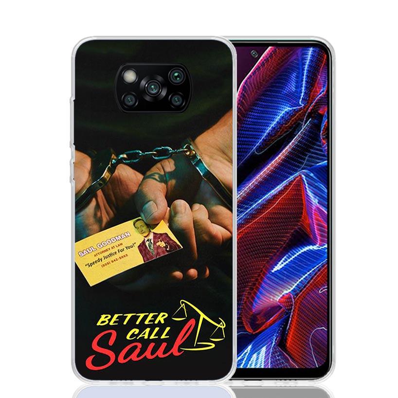 Better Call Saul TV Case Phone Cover for Xiaomi Redmi Note 10 9 9S 8 8T 7 5 Pro Mi 12T 11T 10T 9T 12 11 Lite A3 A2 Trend Fundas
