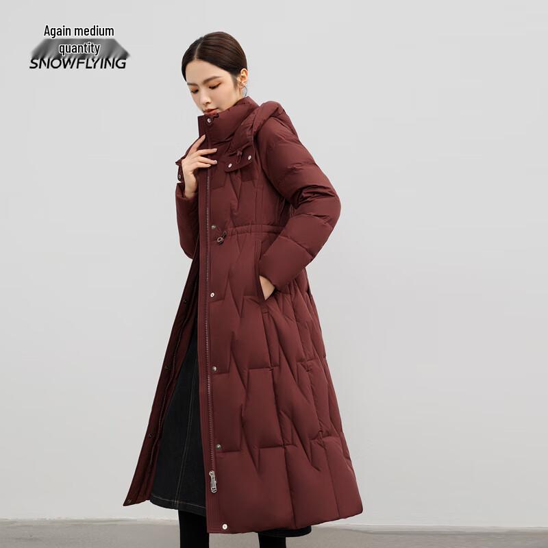 

Женский длинный пуховик XueZhongFei с капюшоном для зимы XL