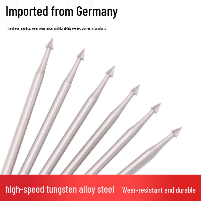 Blue Box Tungsten Steel Micro Carving Burr 2.35mm - Ideal for Jewelry, Needle, and Tooth Carving