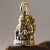 925 Silver Wealth God Elephant Pendant: Retro Handmade Fashion Jewelry