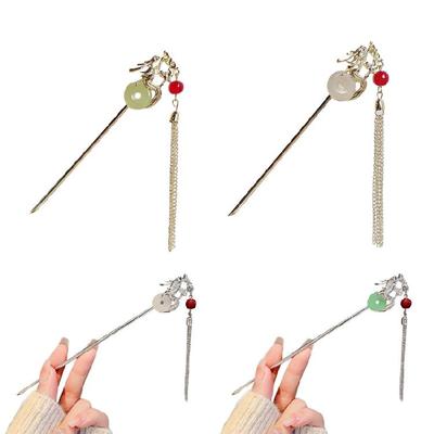 Chinese Hanfu Costume Buyao Hair Stick Chopsticks Hairpin Women Combs and Sticks