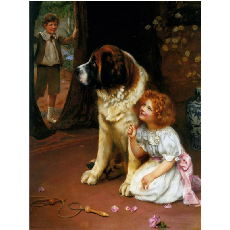 

5D DIY Алмазная картина Счастливое детство Алмазная вышивка Набор для вышивки крестом Полный горный хрусталь Мозаика Домашний декор Square 50x70cm