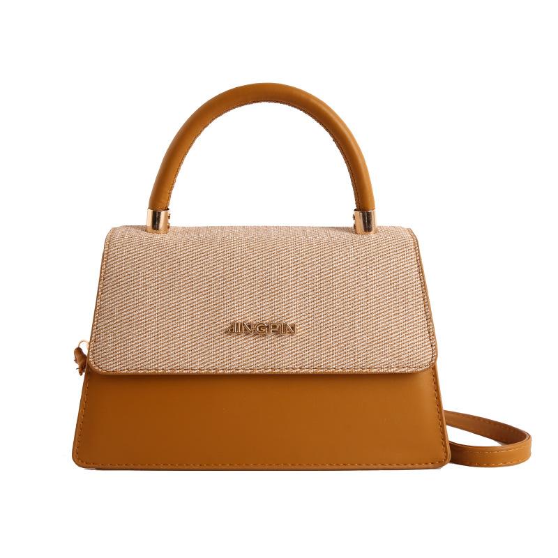 Spring new high-end texture trendy fashion portable small square bag niche versatile commuter messenger bag