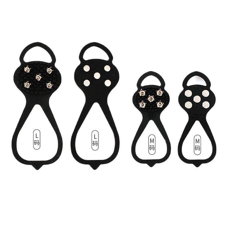 Anti-Slip Snow Crampons - 18 Teeth Mountaineering Shoe Spikes for Outdoor Climbing