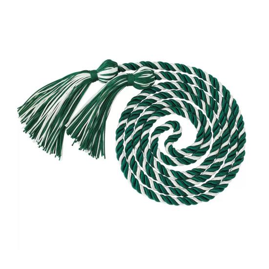 2026 Graduation Cord 5.6Ft Long Braided Cord Double Tassel Graduation Gown Cord for Graduation Ceremony Bachelor Master Doctoral