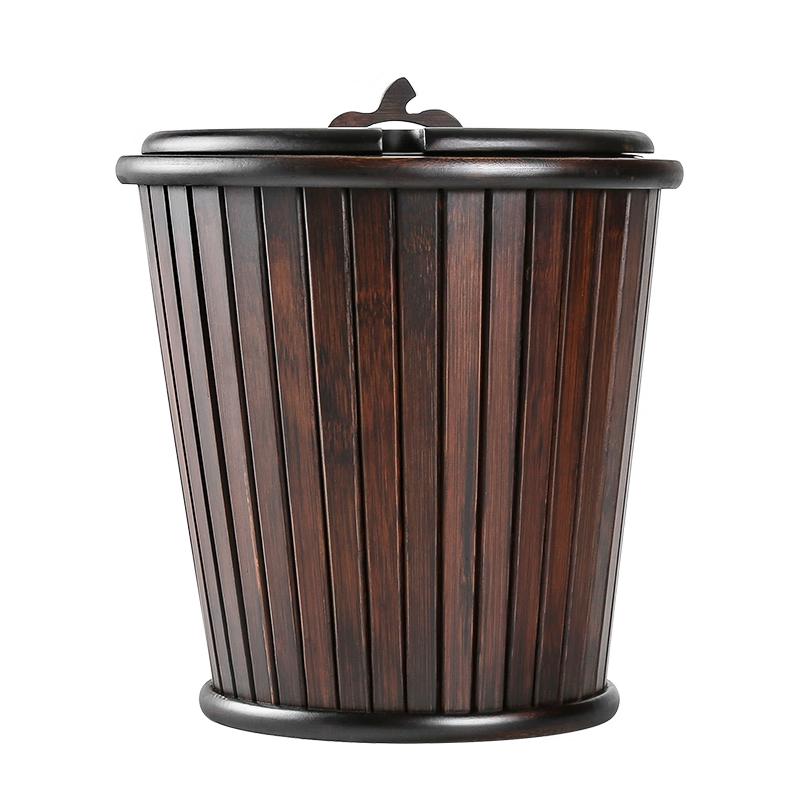 Gold Inlaid Jade Tea Residue Bucket