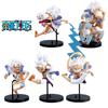 5Pcs Anime One Piece Figure Sun God Nika Gear 5 Luffy Figurine PVC Action Figures Collectible Model Toys for Children Gifts