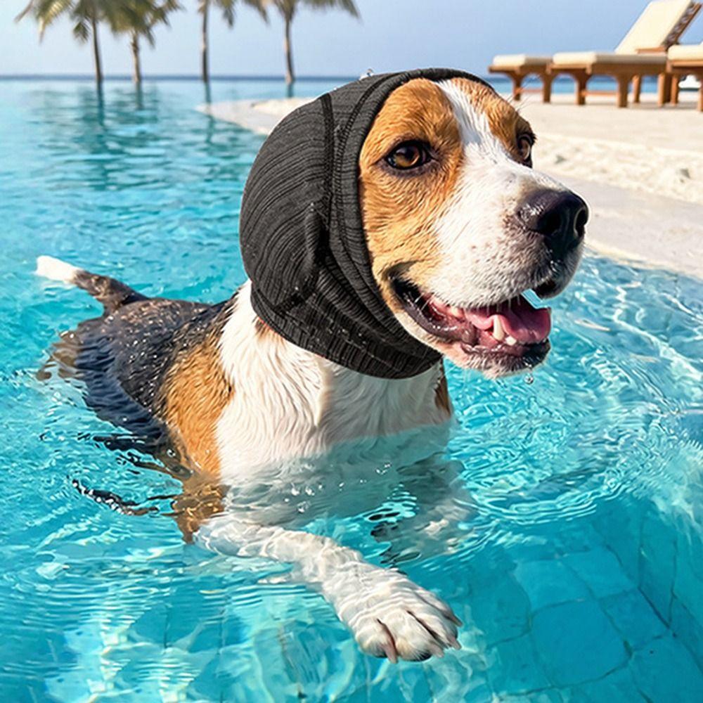 Windproof Dog Soothing Headcover Anxiety Relief Dog Ear Cover Dog Anti-scare Scarf  Pet Supplies