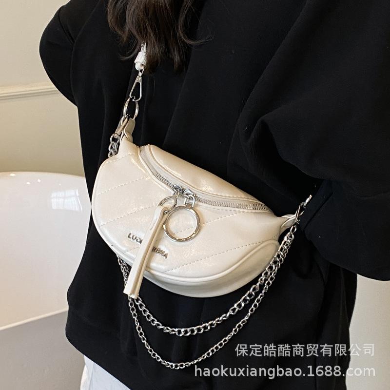 This Year's Popular Bags Are High-end 2025 New Fashion Fanny Packs, Versatile Ins Summer Messenger Bags, Women's Bags, Breast Bags.