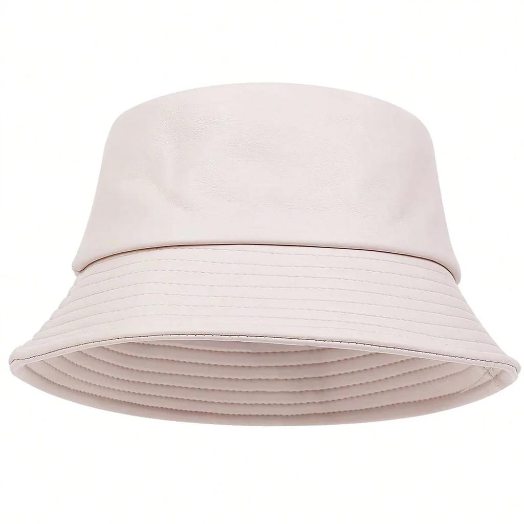 Wintermode Fischerhut Kunstleder Winddicht Warm Fischerhüte Herren Damen Wild Trendkappe Panama Fischerkappen Gorras