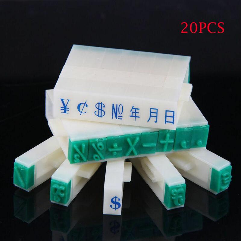 English Alphabet Letters Numbers Rubber Stamp Free Combination Diy Craft