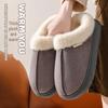 Rogue Rabbit Women's Fleece-Lined Warm Indoor/Outdoor Cotton Slippers with Thick Sole and Heel Covering