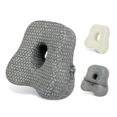Memory Foam Side Sleeping Leg Pillow Fixed Elastic Band Pressure Relief Orthopedic Pillow Breathable Ergonomic Leg Support