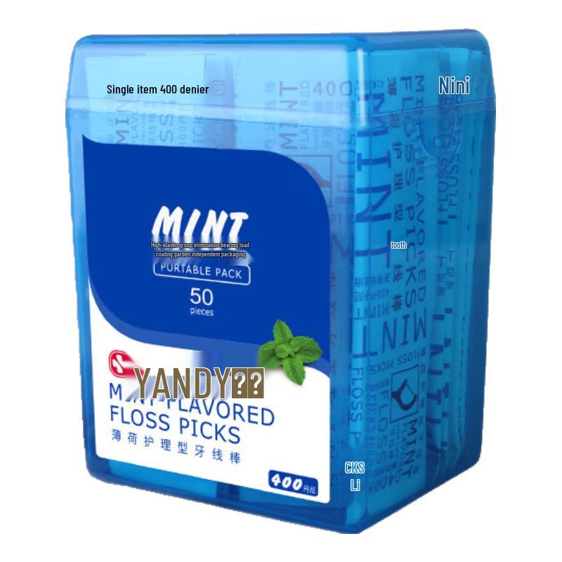 YANDY Mint Dental Floss Picks