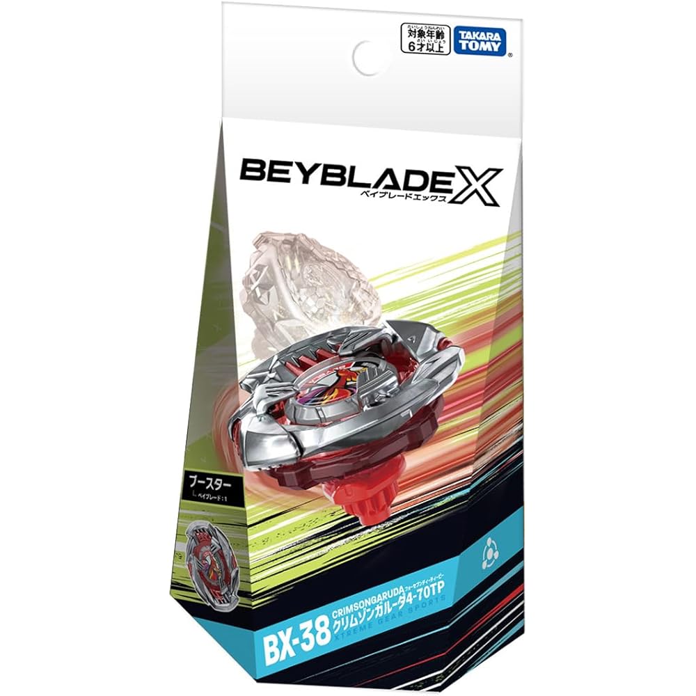 Beyblade X BX-38 Booster Crimson Garuda 4-70TP Toy Spinning Top