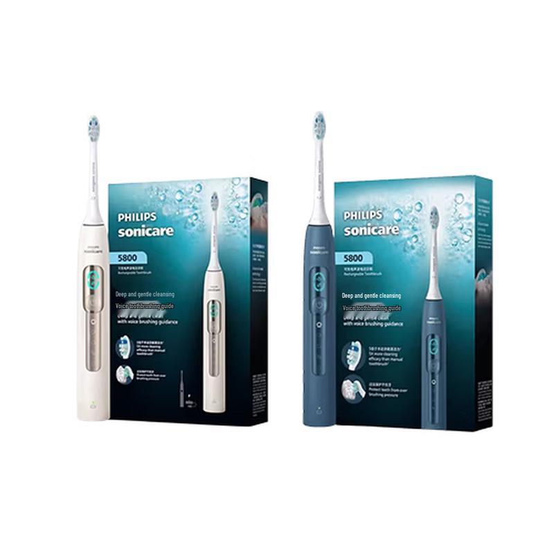 Электрическая зубная щетка Philips Diamond Smart Voice HX5681 с китайской вилкой (адаптер в комплекте)