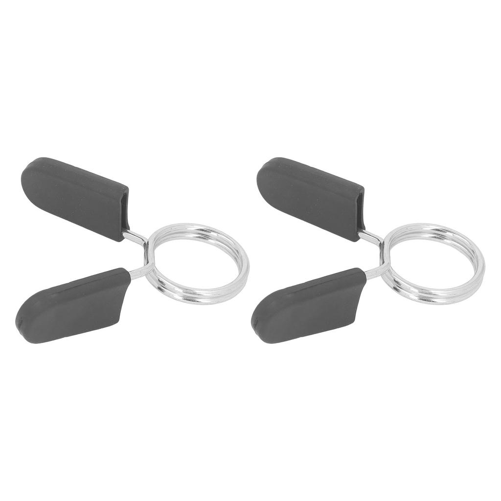 2PCS Spring Clip Collars 30mm Dumbbell Spring Lock with Handle Comfortable Grip Easy Use Wightlifting Accessory for
