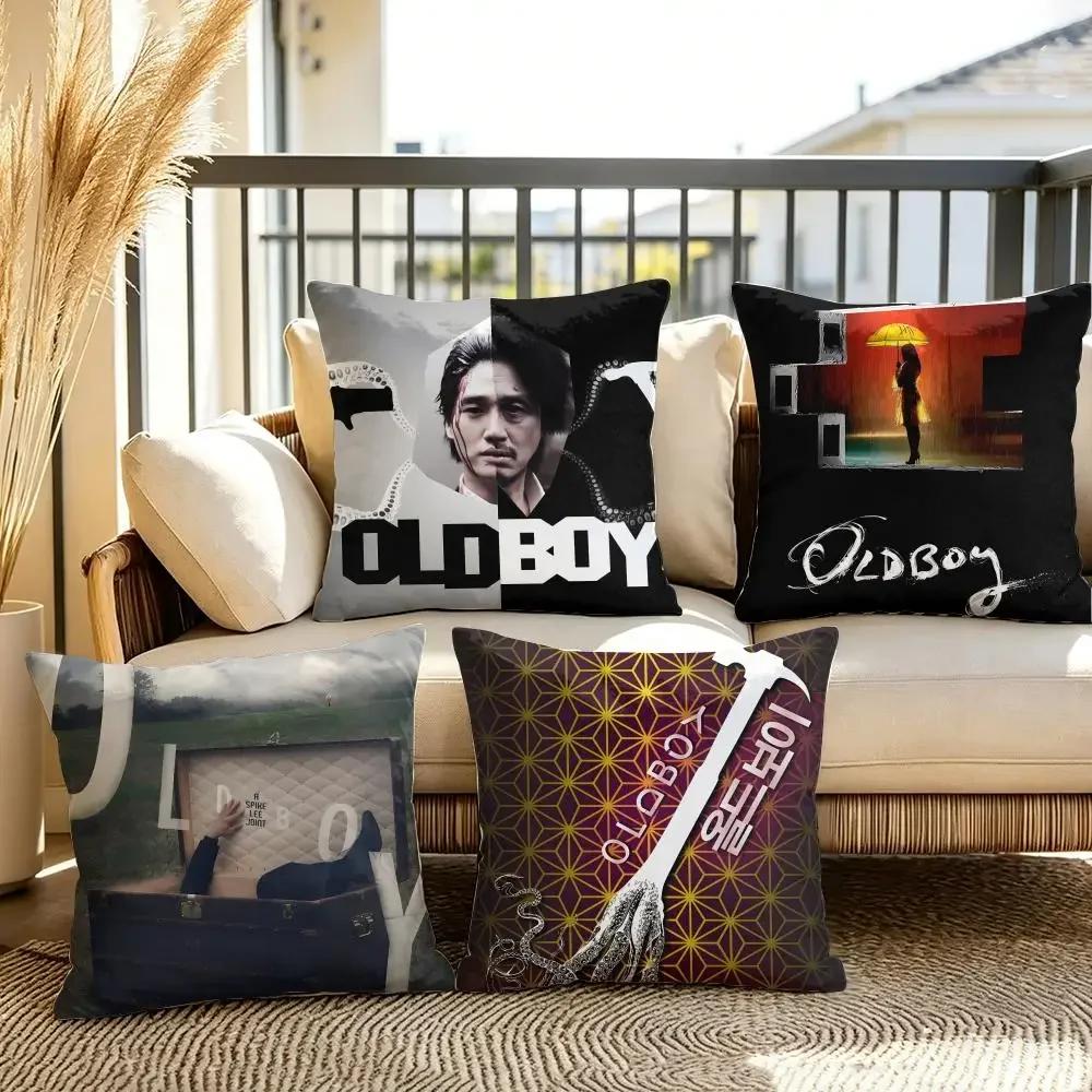 Classic Movie OOldboy Cushion Cover Soft Plush Throw Pillow Cover DoubleSided Decorative Cushion Case Sofa Bedroom Home Decor