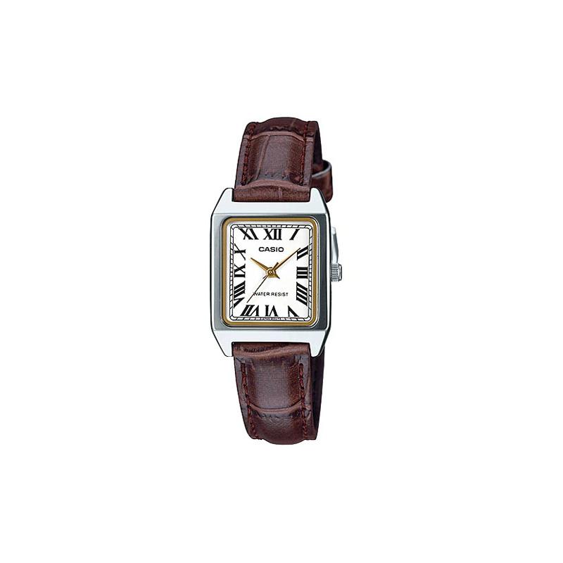 

Casio STANDARD Series Roman Characters 30 Meters Waterproof Quartz Movement Leather Strap Japanese and Korean Watch Women’s Watch White LTP-V007L-7B2 белый