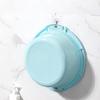 Dww-Blue 26 * 37.5 * 13 cm Thickened Water Basin Plastic Basin Large Binaural Household Baby Adult Laundry Basin Foot Bath Small Basin