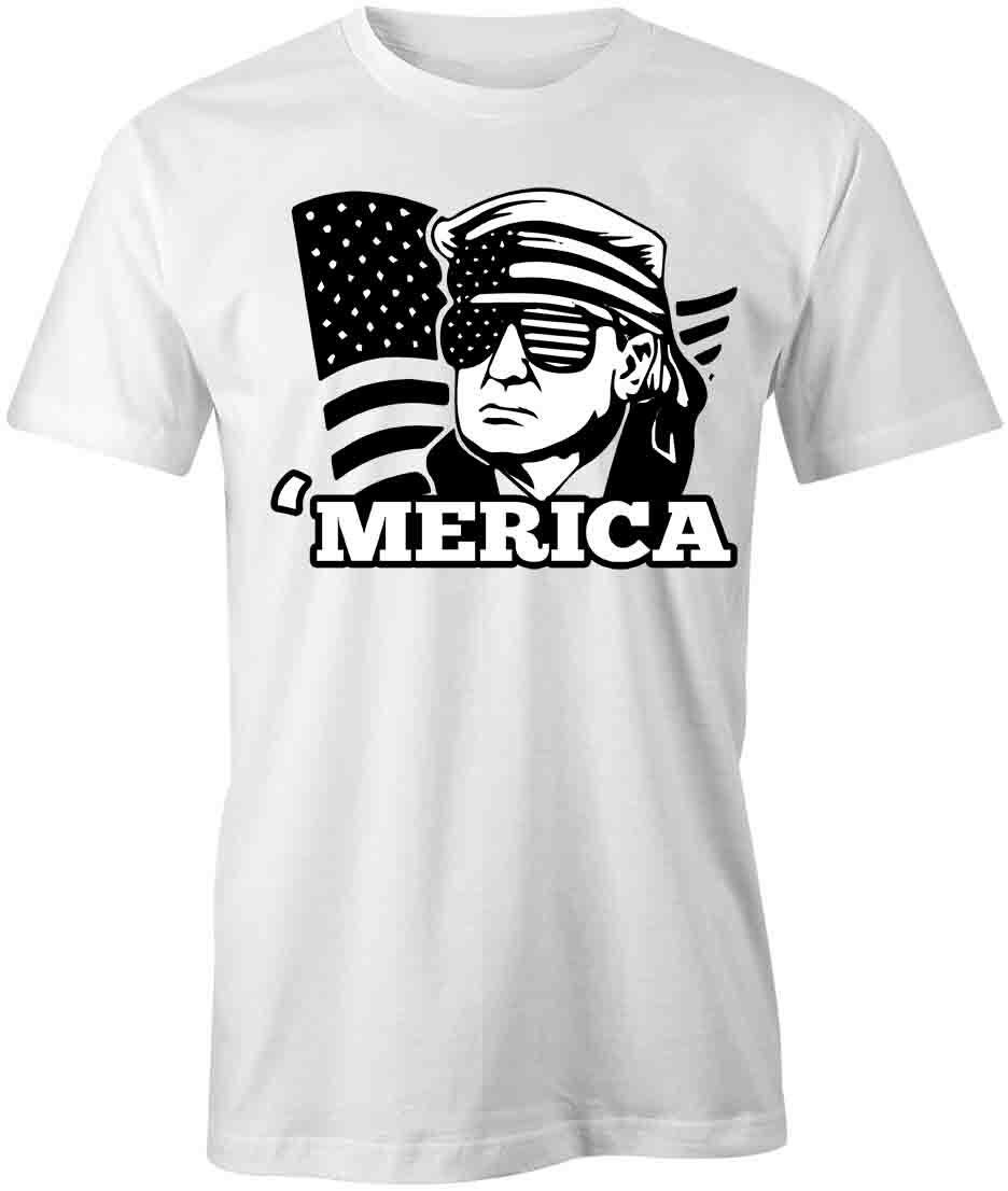 TRUMP MERICA TShirt Tee Short-Sleeved Cotton CLOTHING S1WSA654 XL