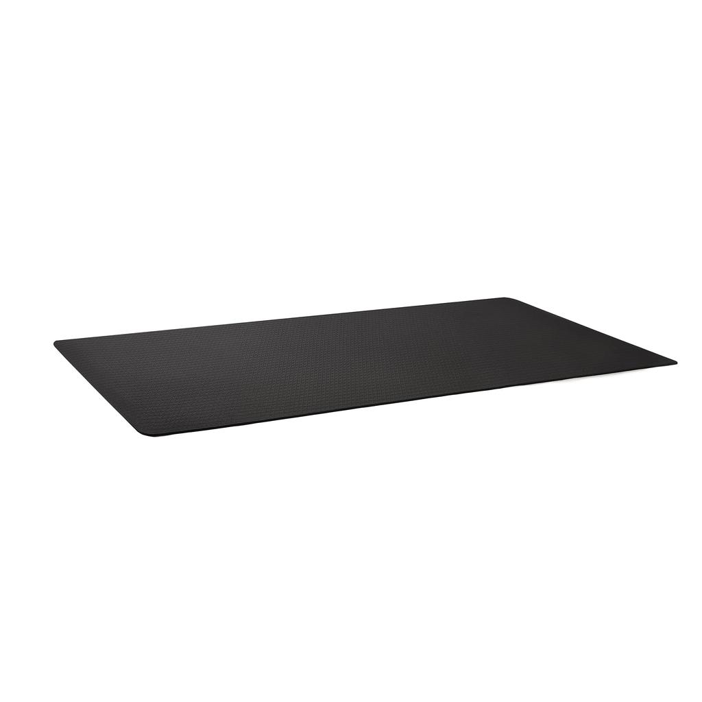 Amazon Basics Yoga 6mm with Carrying Training Stretching Pilates 187 X 61 X 1cm Mat, Thick, TPE, Strap, Mat, Mat, Mat, Black,