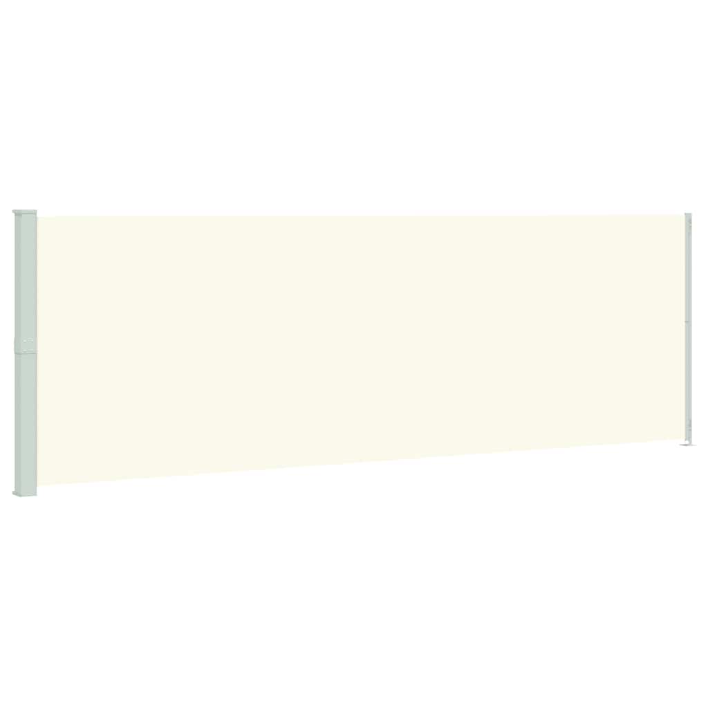 Side Awning Extendable 200x600 cm Cream