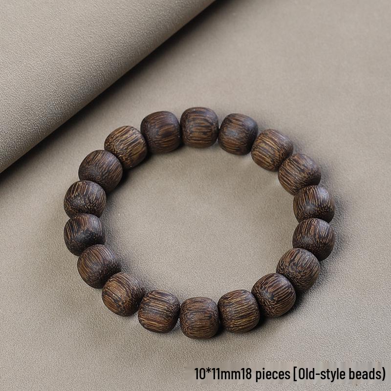 Vietnam Nha Trang Natural Agarwood Qinan Buddha Beads Bracelet for Men and Women