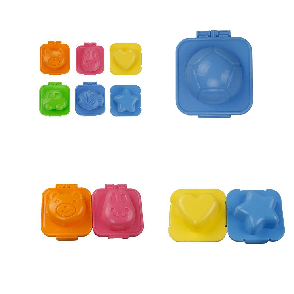 Children Boiled Egg Bento Mold Cute Cartoon Mould Decorating Molds Kitchen Gadget Cooking Accessory for Restaurant Bakery