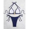 Vintage Beach Vacation Swimsuit Sexy Bikini Split Swimsuit Women Fashion Triangle Swimsuit Fine Stitching In A Variety of Colors Beachwear