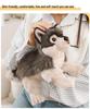 Wolf Dog Plush Toy Simulation Korean Craft Animal Ornament
